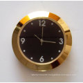 Custom Japan Quartz Clock Insert Gold Plated Mini Clocks 65mm